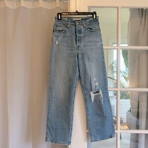 Levi’s ribcage straight jeans